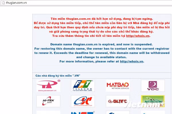Tịch thu tên miền một loạt website không phù hợp thuần phong mỹ tục