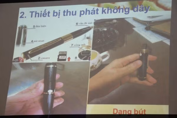Thiết bị dạng bút dùng để gian lận