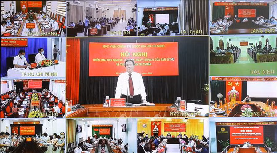 Hội nghị được tổ chức theo hình thức trực tuyến