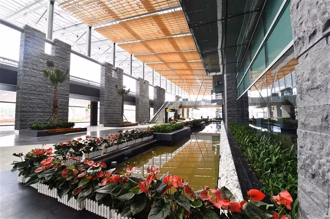 Không gian kiến trúc nhà ga quốc tế Vân Đồn