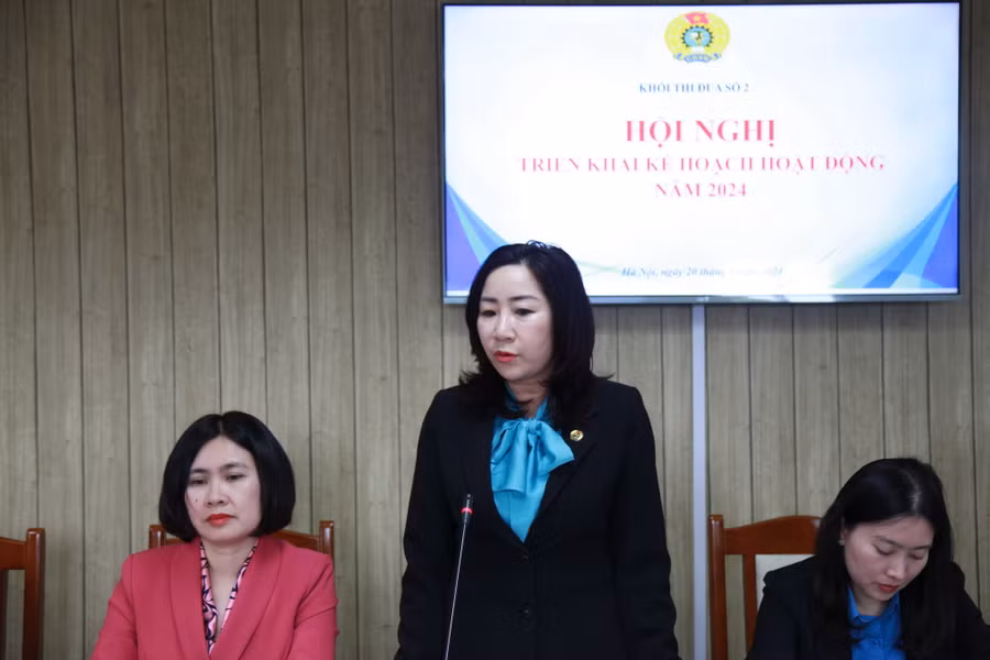Đại biểu phát biểu tại hội nghị