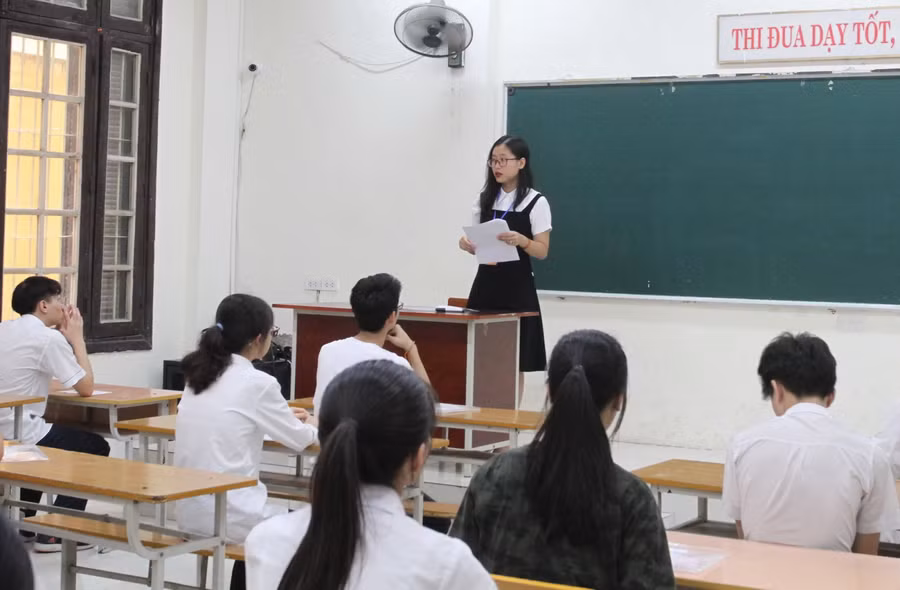 Thí sinh Hà Nội dự thi vào lớp 10 THPT năm 2020