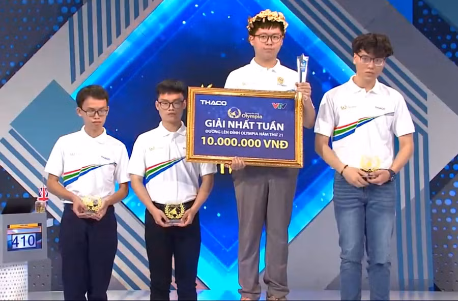 Nguyễn Thiện Hải An phá kỷ lục Olympia mọi thời đại.