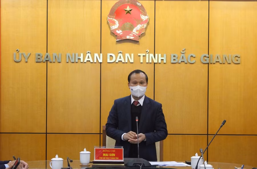 Ông Mai Sơn - Phó Chủ tịch Thường trực UBND tỉnh Bắc Giang.