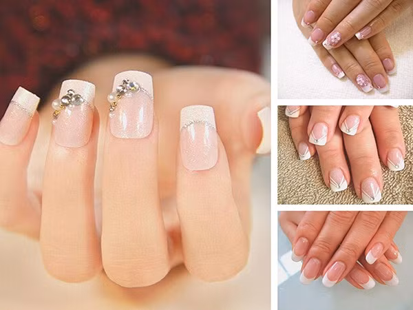 Những mẫu nail cô dâu xinh đẹp giúp bạn trở nên lung linh hơn trong ngày cưới - 4