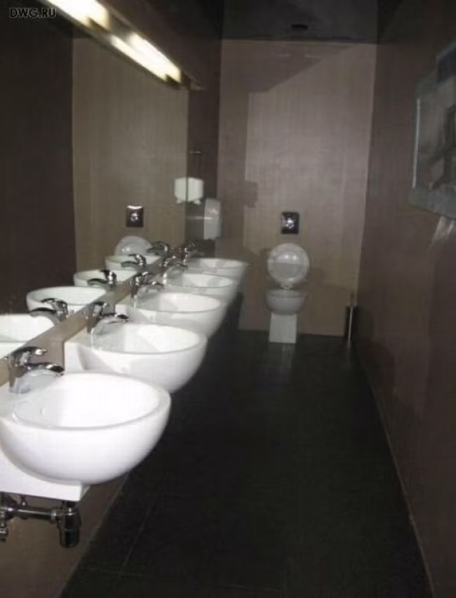 Có lẽ nhà thiết kế đã quên mất cánh cửa.