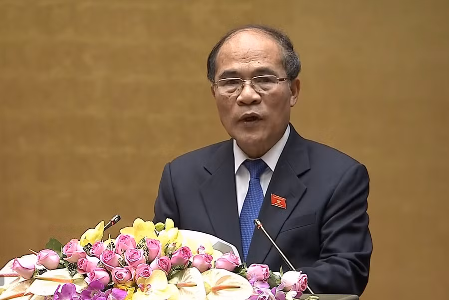 Chủ tịch Quốc hội Nguyễn Sinh Hùng phát biểu bế mạc Lễ kỉ niệm Chủ tịch Quốc hội Nguyễn Sinh Hùng phát biểu bế mạc Lễ kỉ niệm
