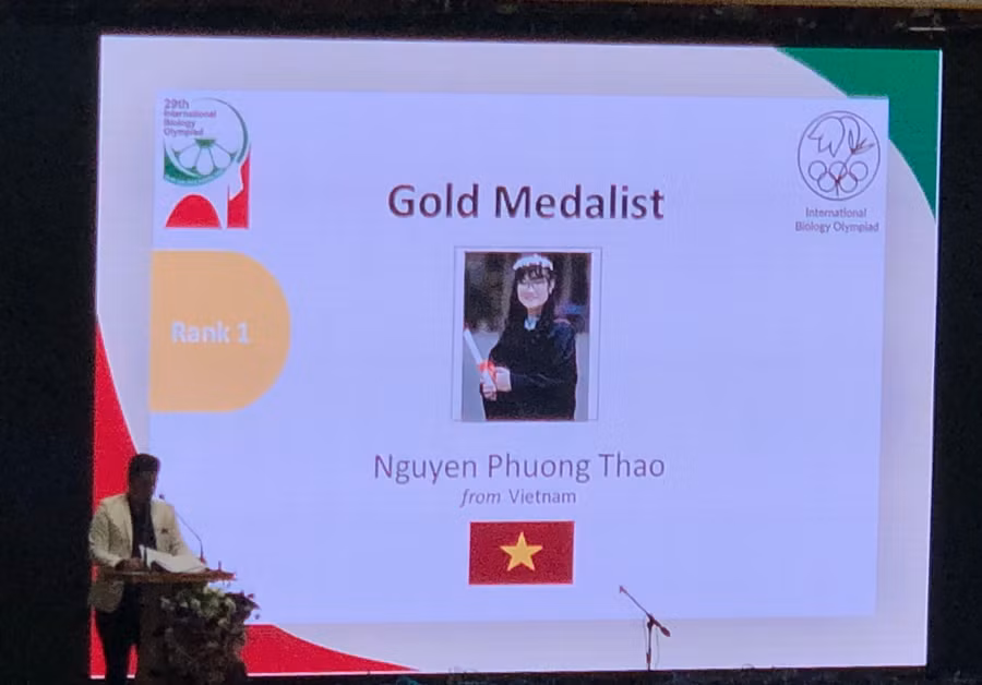 Thảo được vinh danh tại IBO 2018 Thảo được vinh danh tại IBO 2018