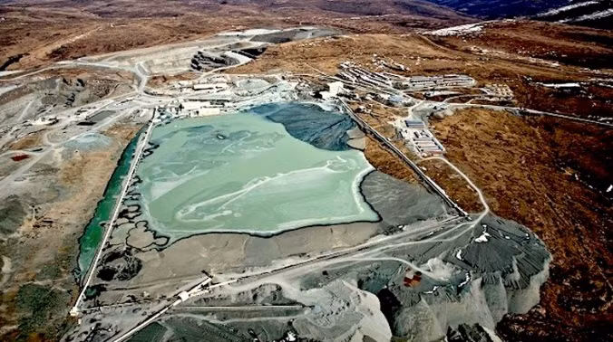 Khu mỏ Letšeng ở Lesotho.