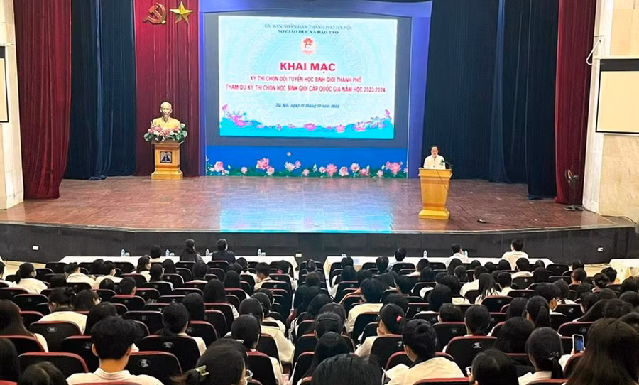 Quang cảnh lễ khai mạc.