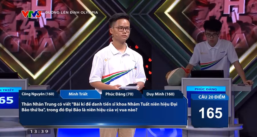 Minh Triết là người xuất sắc nhất của cuộc thi tháng. Minh Triết là người xuất sắc nhất của cuộc thi tháng.