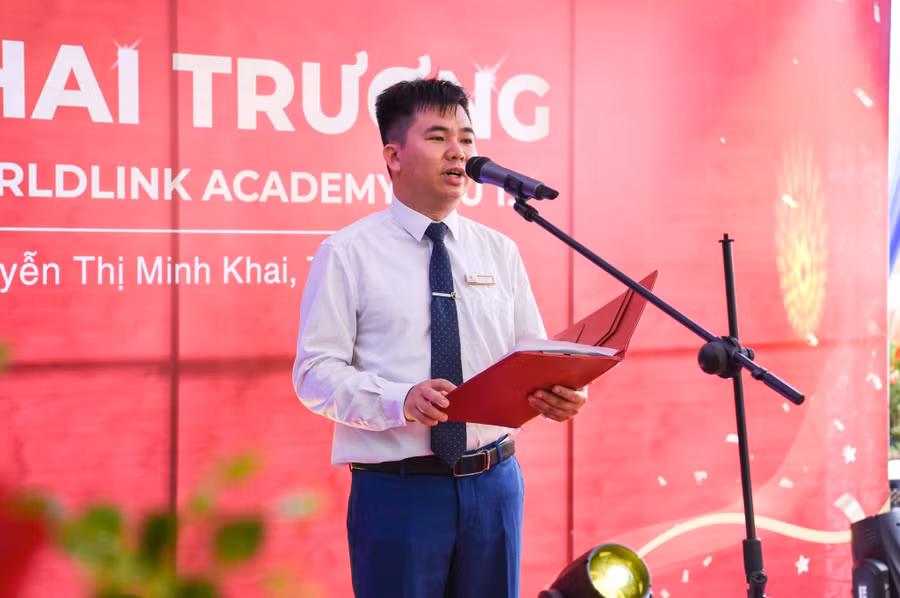 Ông Nguyễn Văn Hà, Tổng Giám đốc Học viện Đào tạo Worldlink.