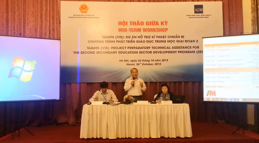 Góp ý dự án hỗ trợ kỹ thuật chuẩn bị chương trình phát triển giáo dục trung học giai đoạn 2