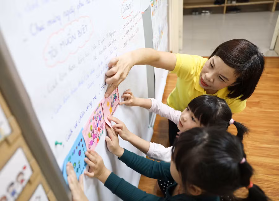 Học sinh hứng thú với những tiết học