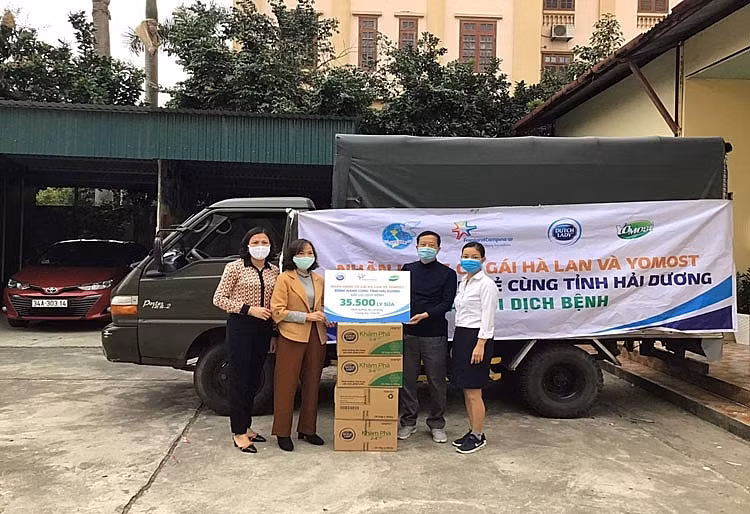 Đầu xuân, nhãn hàng Cô gái Hà Lan, Yomost và Friso tiếp sức Hải Dương với gần 40.000 sản phẩm sữa yêu thương