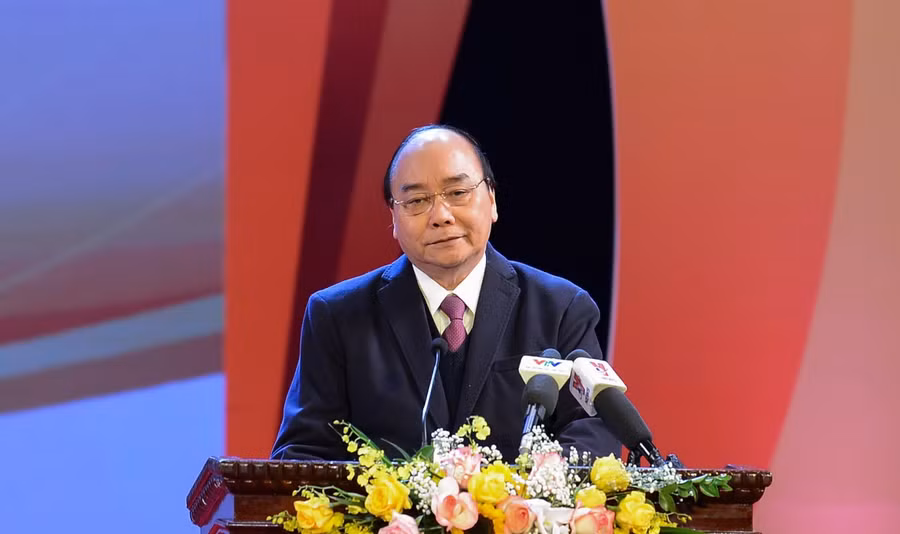 Thủ tướng Nguyễn Xuân Phúc phát biểu