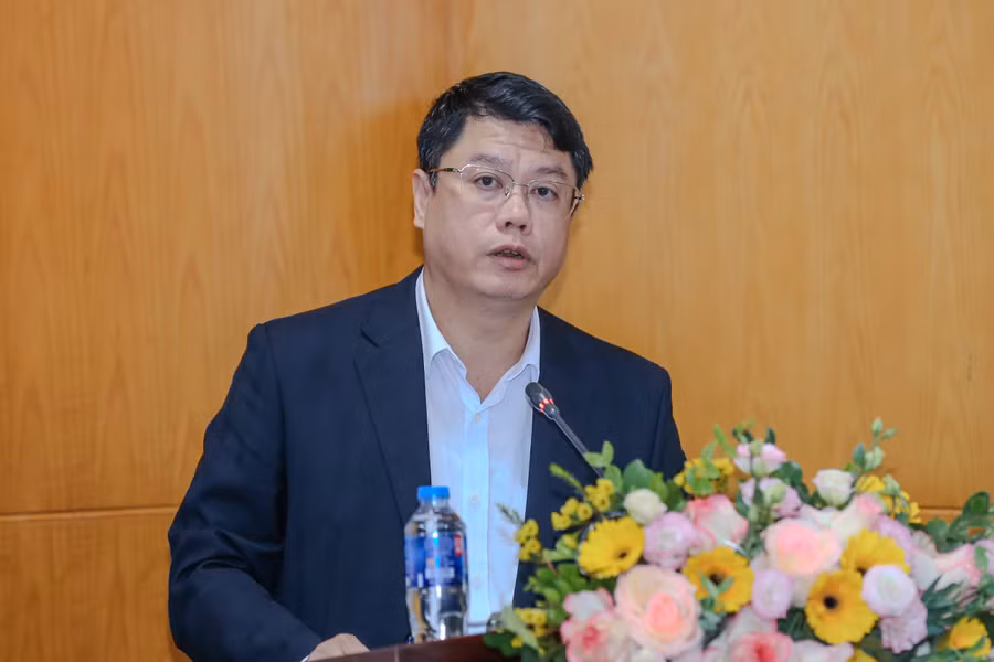 Ông Đỗ Tuấn Khoa - Phó Giám đốc Sở Văn hoá, Thể thao và Du lịch tỉnh Bắc Giang phát biểu.