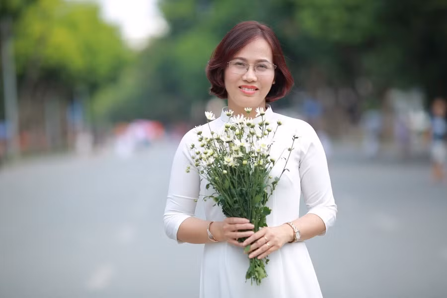 Cô giáo Đoàn Thị Thuý (Trường THPT Lục Nam).