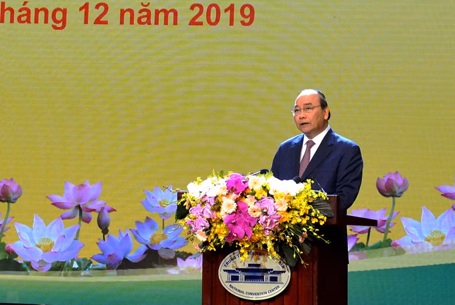 Thủ tướng Nguyễn Xuân Phúc phát biểu tại lễ kỉ niệm