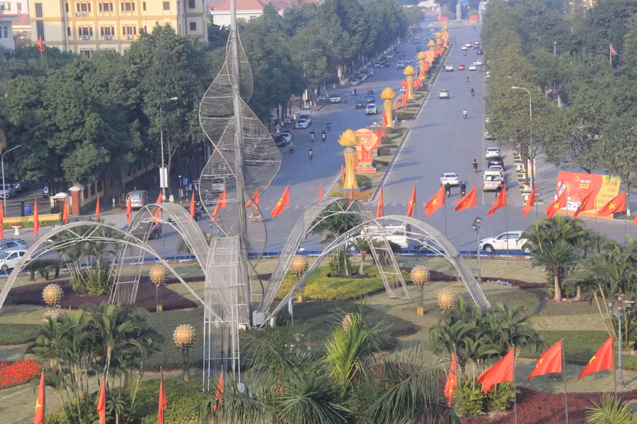 Một góc thành phố Bắc Ninh (Ảnh TL).