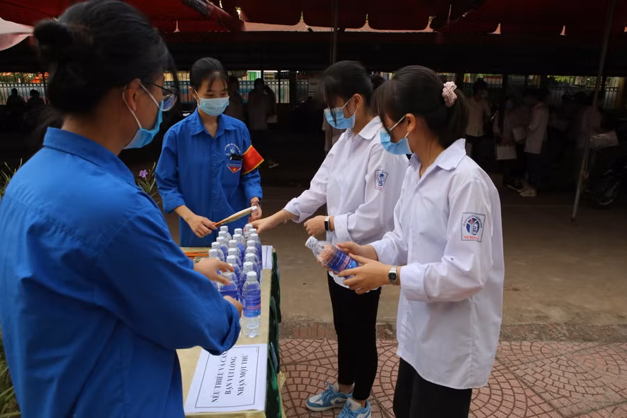 Kỳ thi tốt nghiệp THPT năm 2021 đợt 1 tại Bắc Giang diễn ra an toàn, nghiêm túc.