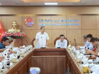 Quang cảnh buổi làm việc.