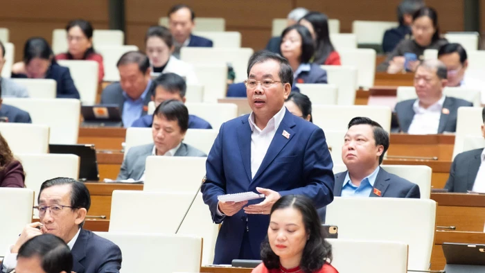 Đại biểu Nguyễn Quang Huân - đoàn ĐBQH TPHCM.