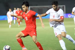U20 Việt Nam thua tối thiểu U20 Syria ở vòng loại U20 châu Á.
