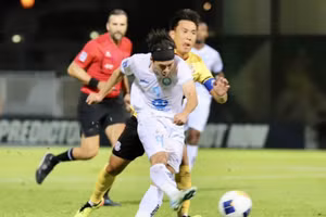 Nam Định để Bangkok United cầm hòa trên sân nhà Thiên Trường.