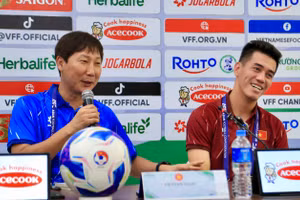 Tiến Linh được kỳ vọng sẽ xé lưới tuyển Lào ở vòng loại cuối Asian Cup 2027.