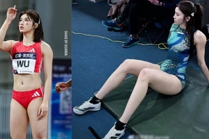 Vẻ đẹp thiên thần của VĐV điền kinh Trung Quốc