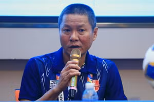 HLV Chu Đình Nghiêm hài lòng với trận thắng Sông Lam Nghệ An ở vòng 3 V-League.