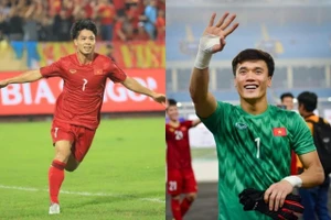 Bùi Tiến Dũng quyết đánh bại Công Phượng ở trận cầu play-off.