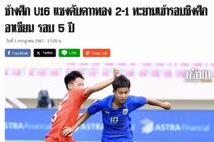 U16 Thái Lan nhận nhiều lời khen sau trận thắng U16 Việt Nam.