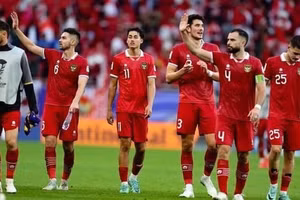 Bóng đá Indonesia quyết tâm đoạt vé dự World Cup.