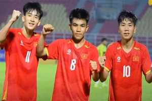 U17 Việt Nam tái đấu U17 Malaysia ở chung kết giải U17 Đông Nam Á 2026. Ảnh: VFF