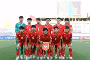 U17 Việt Nam thi đấu vòng loại châu Á 2026 trên sân nhà.