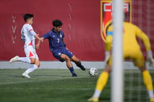 U23 Việt Nam để thua U23 Thái Lan ở giải CFA Team China 2026. Ảnh: FAT.