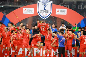 Tuyển Việt Nam vô địch AFF Cup với thành tích bất bại.