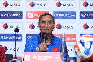 HLV Mai Đức Chung thận trọng trước trận bán kết với Australia.