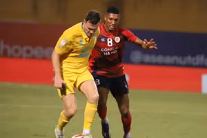 Công an Hà Nội đánh bại Buriram ở Cúp C1 Đông Nam Á 2024. 