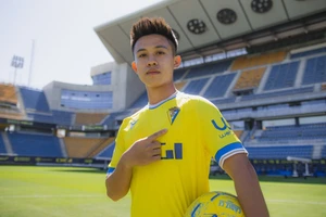Hoàng Vĩnh Nguyên khoác áo Hoàng Anh Gia Lai mùa giải V-League 2025/26.