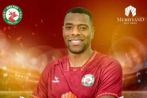 Luis Salazar gia nhập Bình Định FC.