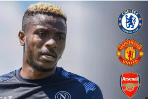 Osimhen sáng cửa gia nhập Man United.