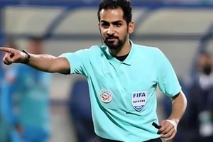 Faisal Suleiman Al-Balawi sẽ cầm còi trận chung kết U23 Nhật Bản - U23 Trung Quốc.