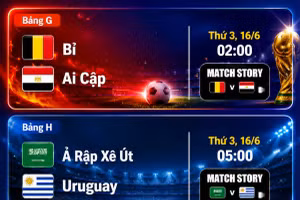 Lịch thi đấu World Cup 2026 hôm nay (16/6): Chờ ‘Quỷ đỏ’ Bỉ và Uruguay phô diễn sức mạnh