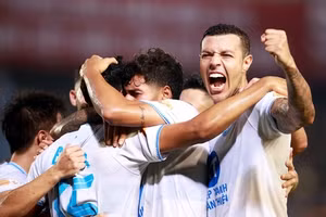 Thép xanh Nam Định vô địch V-League sớm một vòng đấu sau trận thắng Quảng Nam FC.