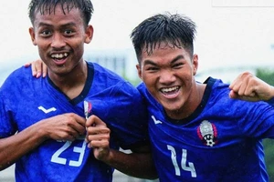 U20 Campuchia đánh bại Nepal ở vòng loại U20 châu Á 2025.