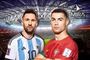 Messi và Ronaldo- hai tượng đài của bóng đá thế giới.