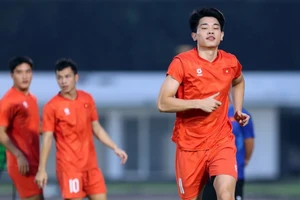 Đình Bắc quyết tâm cùng U23 Việt Nam đánh bại U23 Indonesia lên ngôi vô địch.